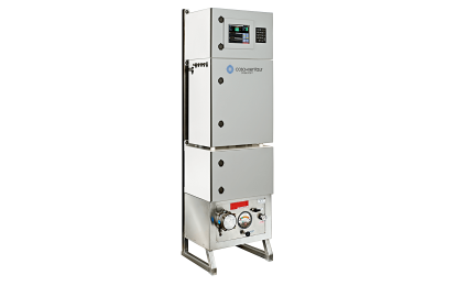 The Cosa 9700 is a fast response calorimeter for the on-line monitoring of Wobbe Index (WI), Combustion Air Requirement Index (CARI) and Heating Value (HV). The COSA 9700 is based on the Residual Oxygen Method (ROM), thus avoiding the use of a flame.